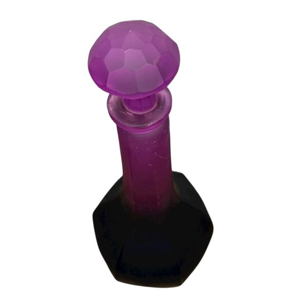 Witches Brew Purple Glass Decanter Halloween Decoration 13” - Picture 3 of 4